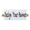 DIY Reusable Handheld Portable Rolling Banner