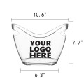 Clear 4L Cooler Ice Bucket