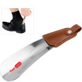 Protable Travel Shoe Horn with PU Leather Handle