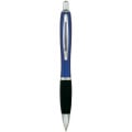 Metal pen curved barrel black rubber grip Ultra vista