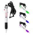 2-Color Pen with Lanyard