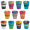 coffee cup / Mug 11oz/320ml Plastic Karma Kup Plastic Flip Lid Reusable  Eco Friendly