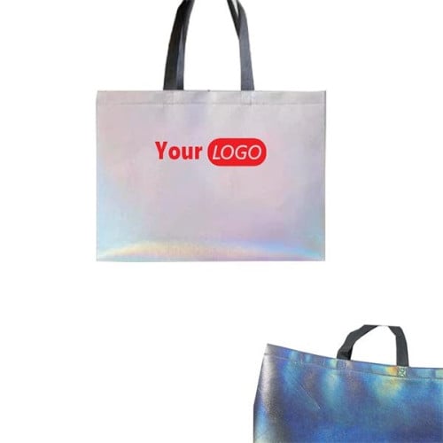 Laser Film Thickened Tote Bag (13"L*10 5/8"W)