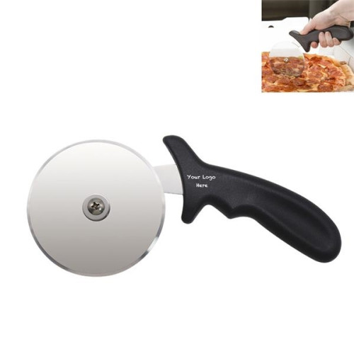 Stainless Steel Pizza Cutter With Long Handle
