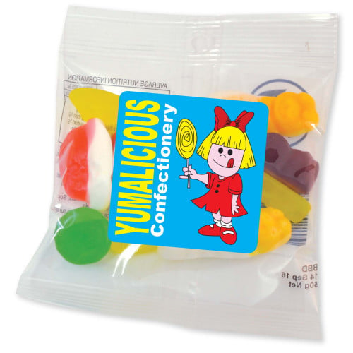 Assorted Jelly Party Mix in 50 Gram Cello Bag