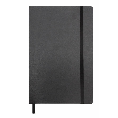 Notebook A4 Large 190 x 265mm with elastic closure 192 Cream lined pages