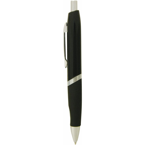 Pen METAL  with coloured barrel and black rubber grip Luxor