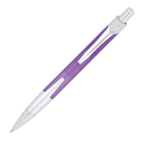 Pen plastic with frosted barrel Apollo