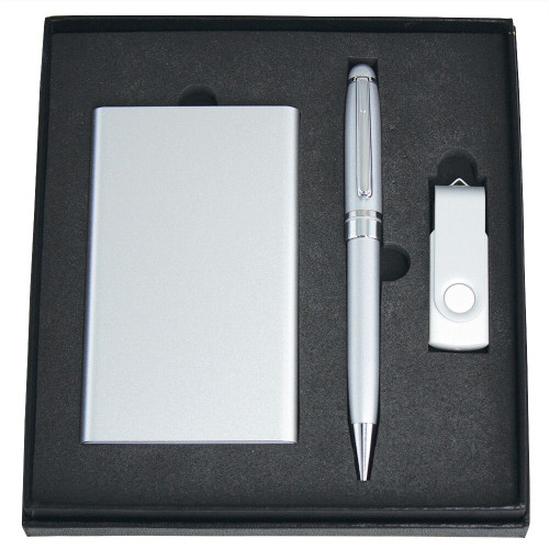 Powerbank, USB (8GB) and Pen Giftset