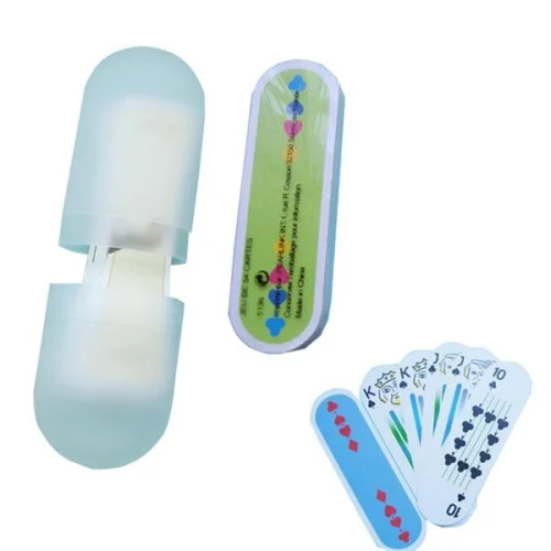 Oval Deck Of Cards in Plastic Holder