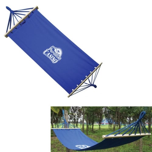 Canvas Hammock with Wooden Stick