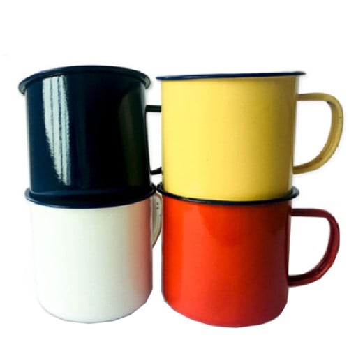 Peckled Enamel Mugs