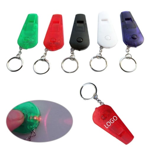 LED Whistle Keychain