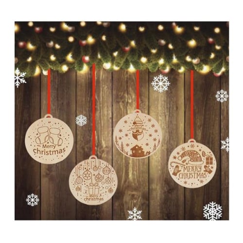 Christmas Wood Ornaments